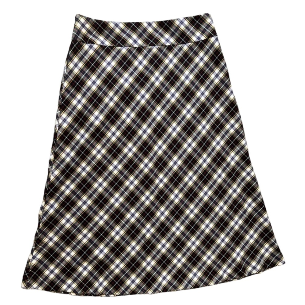 Laura Scott (Ralph Lauren Vibes) Plaid Maxi Skirt size 14